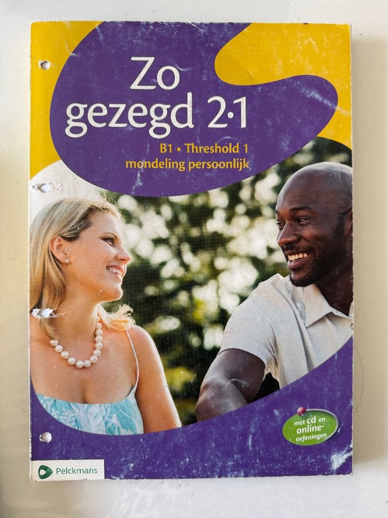 Zo Gezegd 2.1 Mondeling, Boeken, Ophalen