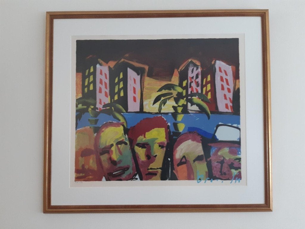 Herman Brood Family Affair, Antiek en Kunst, Kunst | Litho's en Zeefdrukken, Ophalen