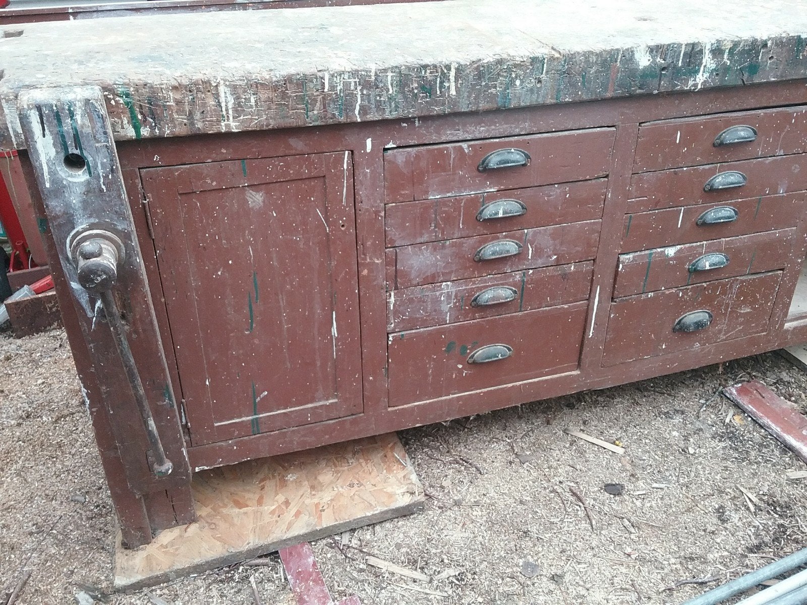 Établi en bois, Bricolage & Construction, Enlèvement, Utilisé