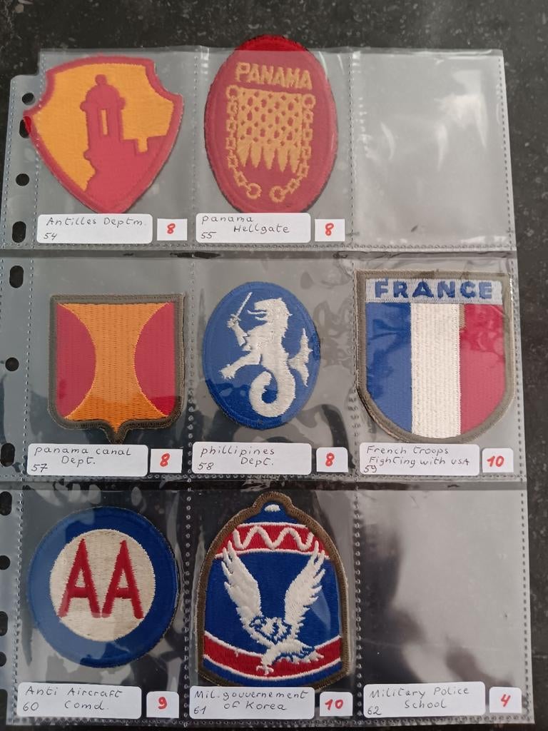 Us ww2 patches, Enlèvement ou Envoi