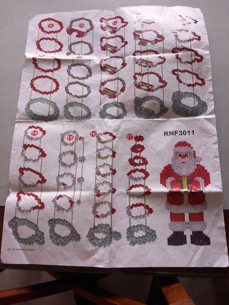 BOUWPAKKET KERSTMAN, Overige typen, Nieuw, Ophalen of Verzenden, Kunststof