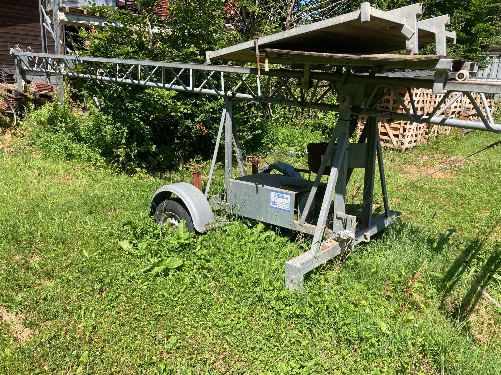 Bouwlift 6m, Bricolage & Construction, Monte-charges, Enlèvement, Comme neuf, Ascenseur de chantier