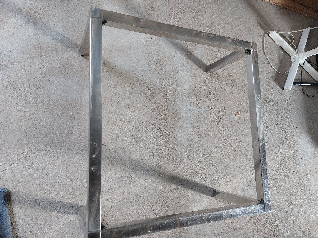 Salontafel onderstel, Ophalen, Vierkant, Zo goed als nieuw, 5 – 50
