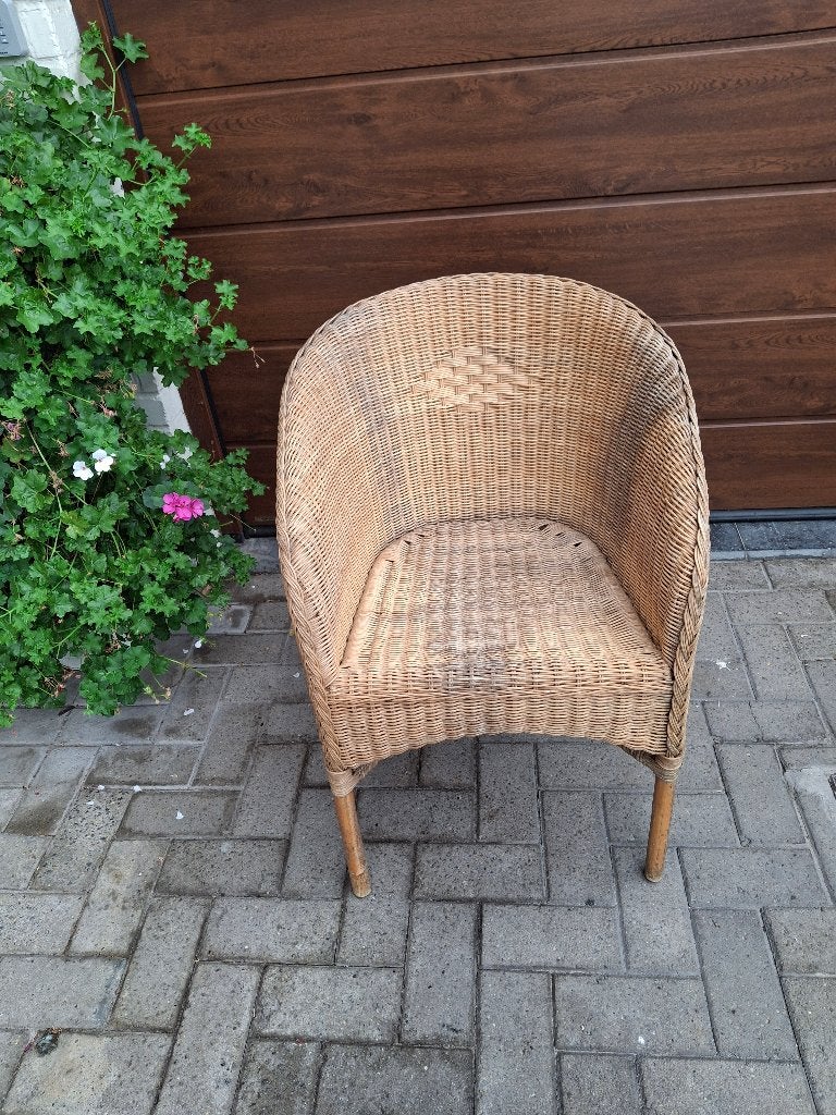 rotan zetel, Huis en Inrichting, Ophalen, Gebruikt, Riet of Rotan