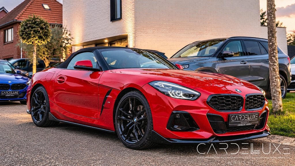 BMW Z4 / 2.0i SANFRANCISCO RED M PACK +SPOILER  PACK!!!, Auto's, Automaat, Dealer onderhouden, 4 cilinders, Cabriolet