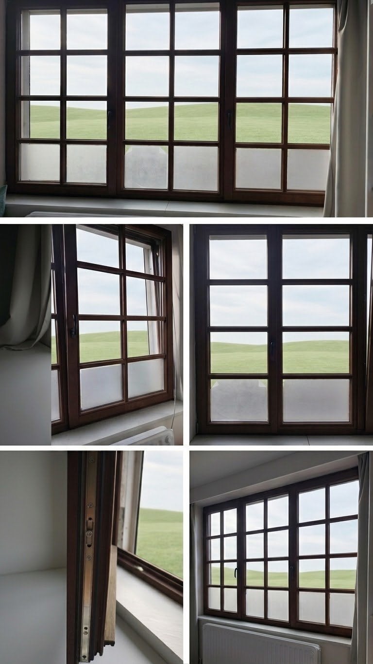 châssis en bois, Bricolage & Construction, Vitres, Châssis & Fenêtres, Double vitrage, 160 cm ou plus, 120 à 160 cm, Fenêtre de façade ou Vitre