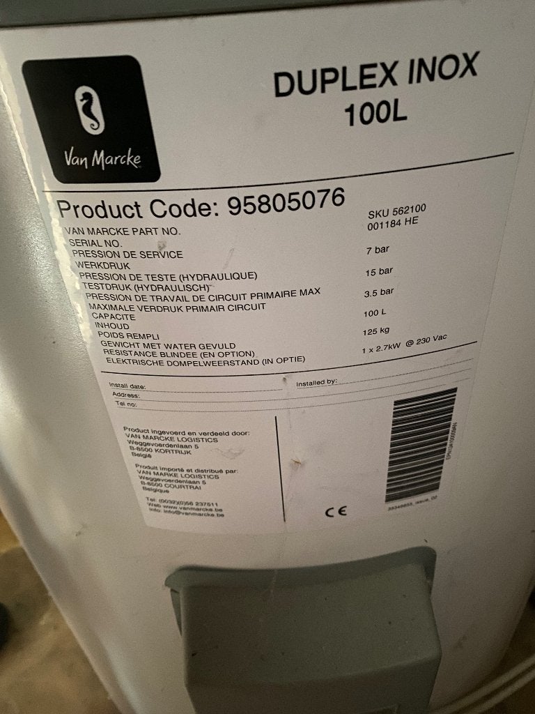 chaudière, brûleur, chaudière, Enlèvement, Comme neuf, Boiler
