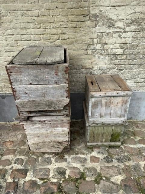 BIJENKASTEN VERWEERD/DECORATIEF, Tuin en Terras, Tuinwanddecoratie, Ophalen, Gebruikt