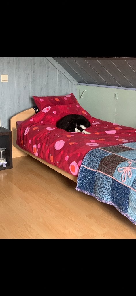 Lit 1 personne, Huis en Inrichting, Slaapkamer | Bedden, Ophalen, Eenpersoons, Bruin, Nieuw