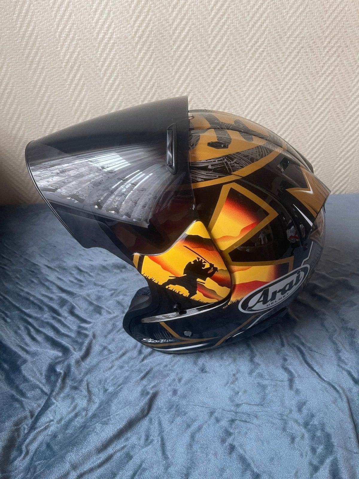 Arai Samourai helm in beperkte oplage, Motoren, Ophalen of Verzenden, Nieuw zonder kaartje, M, Arai