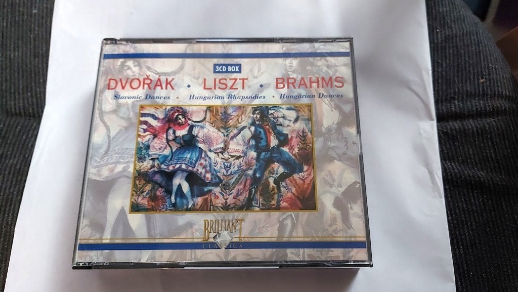 3CD Box: Dvorak, Liszt, Brahms, Cd's en Dvd's, Ophalen of Verzenden, Brahms