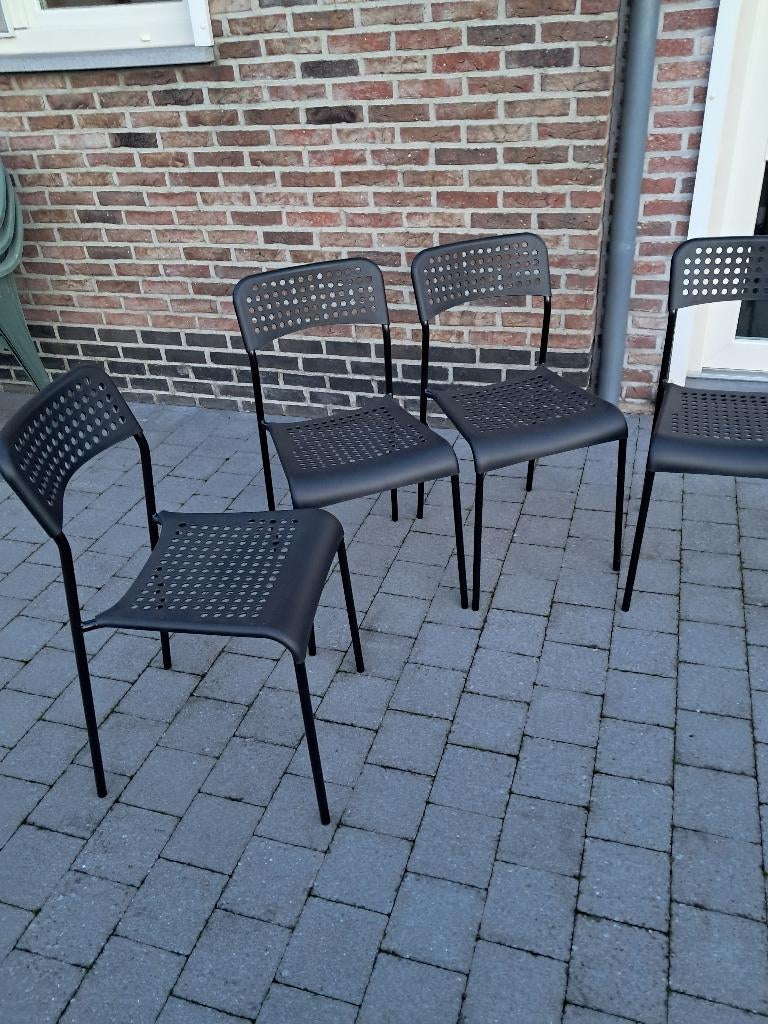 IKEA stoelen model Sandsberg In zeer goede staat 20st, Ophalen, Zo goed als nieuw, Zwart