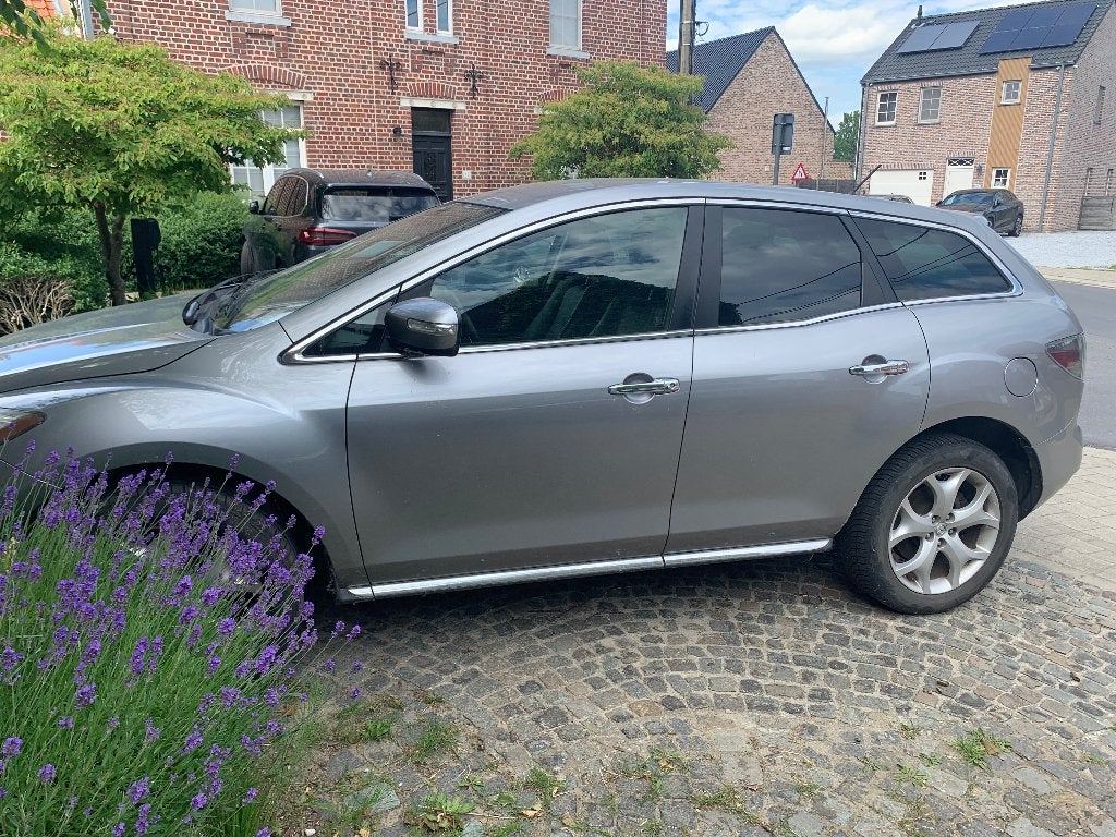 Mazda cx7 2.2 diesel, Auto's, Euro 5, Zwart, 4 cilinders, Leder