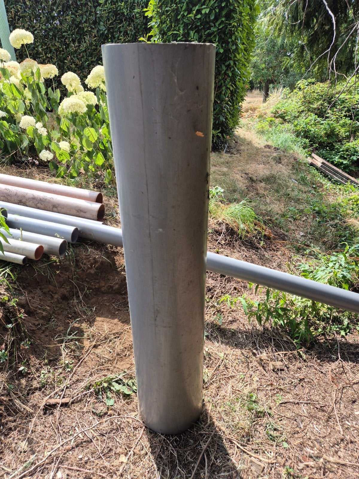 riolering pvc 31.5cmx155cm, Doe-het-zelf en Bouw, Buizen en Afvoer, Ophalen, PVC