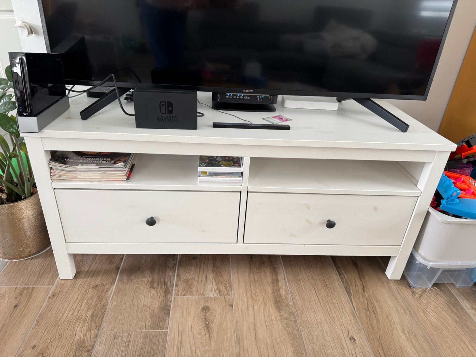 Meuble TV collection Hemnes IKEA, Ophalen, Gebruikt