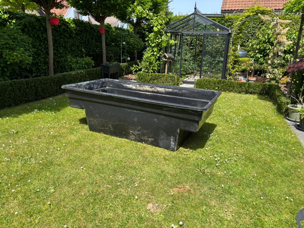 Gereserveerd-Vijverbak ubbink 1500 liter in goede staat., Tuin en Terras, Vijvers, Ophalen, Zo goed als nieuw