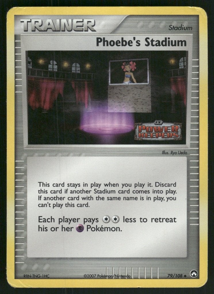 Phoebe's Stadium 79/108 - Power Keepers (Reverse Holo) (EX), Verzenden, Gebruikt