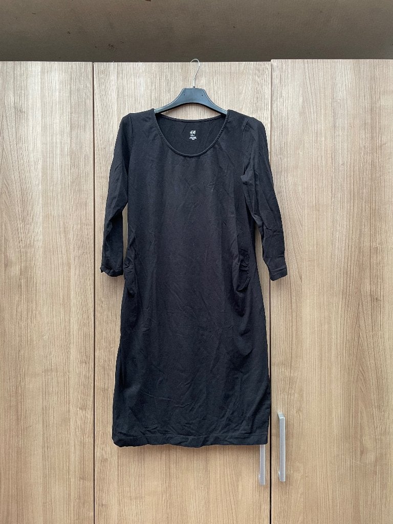 Eenvoudig zwart zwangerschapskleedje, Kleding | Dames, Zwangerschapskleding, H&M, Zo goed als nieuw, Ophalen, Maat 38/40 (M)