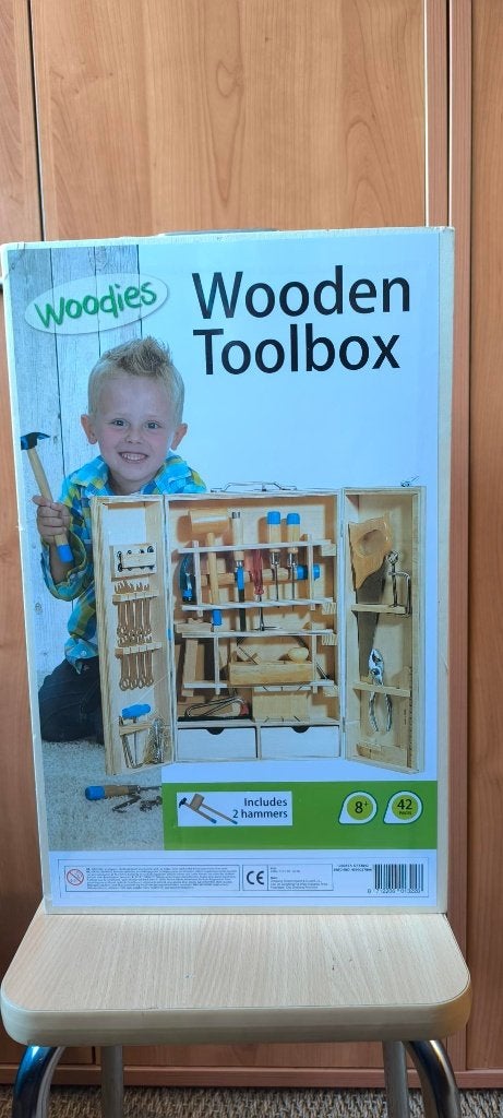 Houten timmermansdoos nieuw nog in plasic, Ophalen, Nieuw