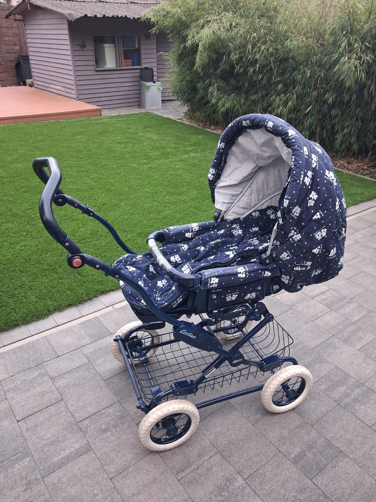 Chicco kinderkoets/ kinderwagen, Gebruikt, Verstelbare duwstang, Combiwagen, Ophalen