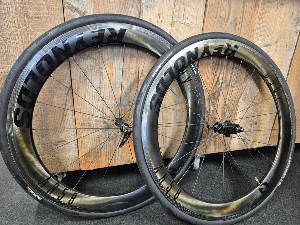 60mm carbon wielen velgrem, Fietsen en Brommers, Ophalen, Carbon