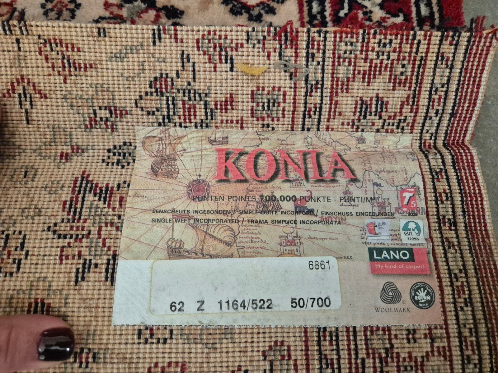 traploper konia tapijt 7 meter x 50 cm., Ophalen
