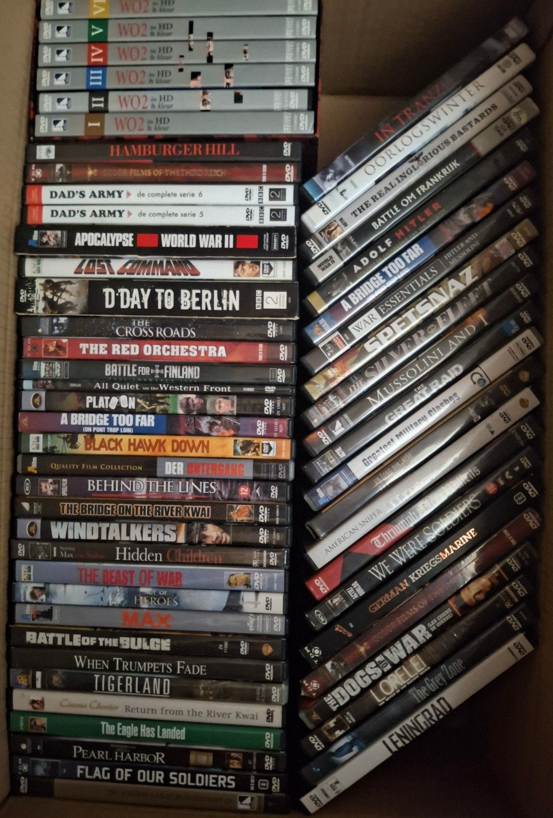Grote collectie oorlogsfilms en documentaires, Cd's en Dvd's, Dvd's | Overige Dvd's, Ophalen