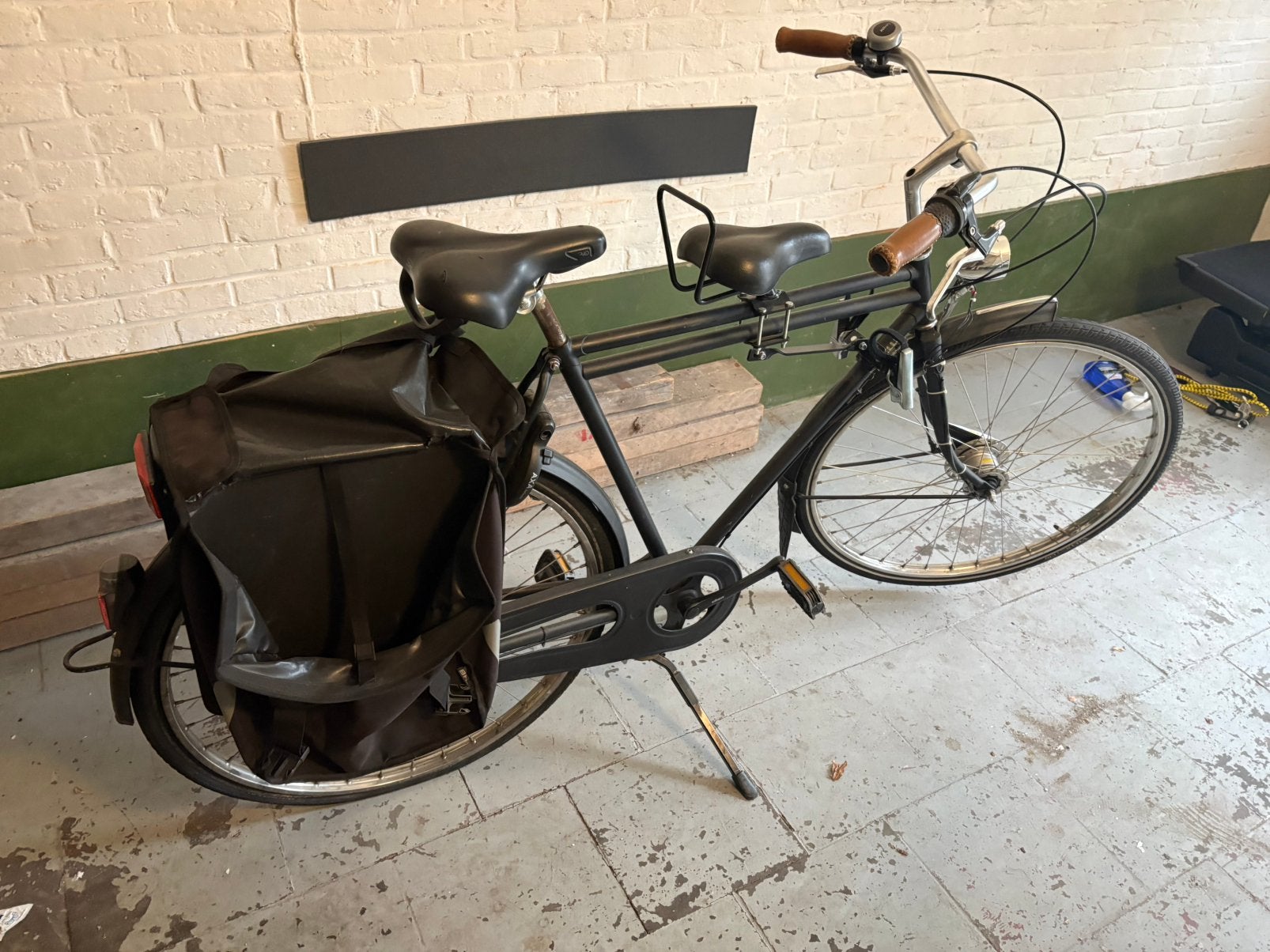 Achielle mannenfiets, Ophalen, Trommelrem