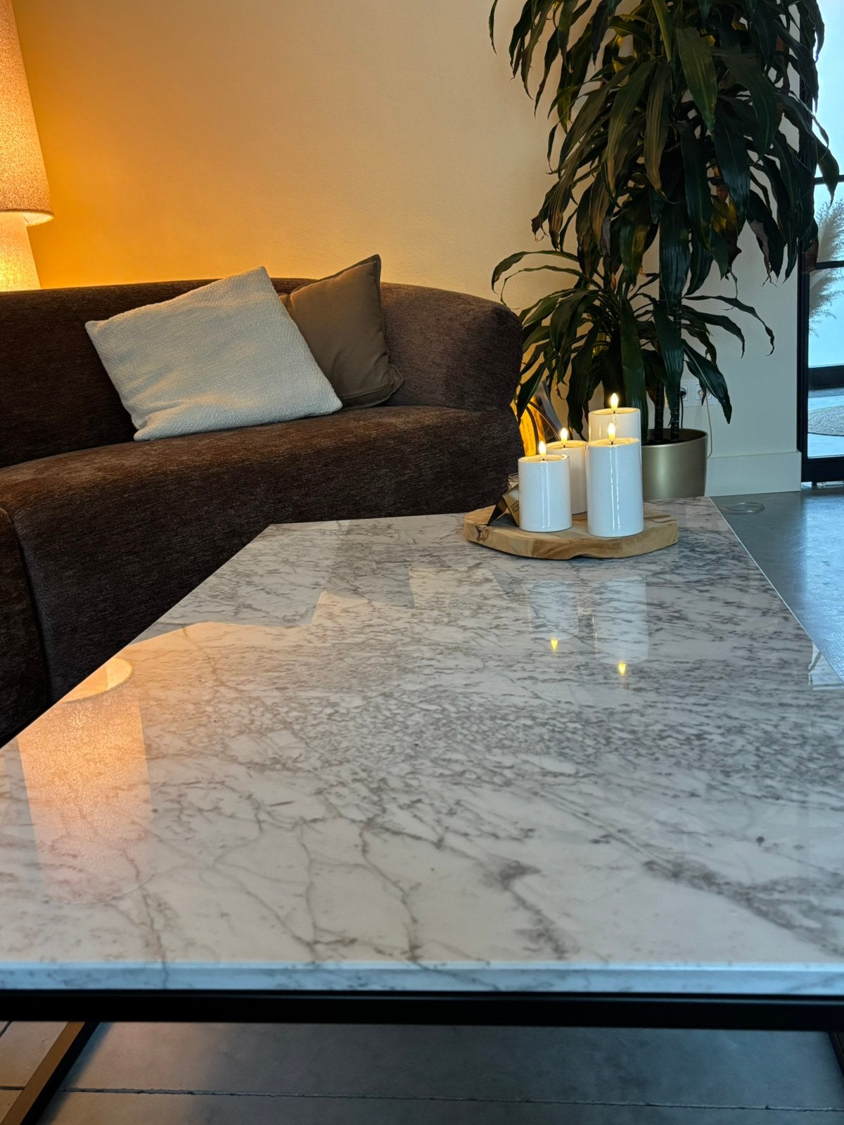 Marmer salontafel, Ophalen, Zo goed als nieuw