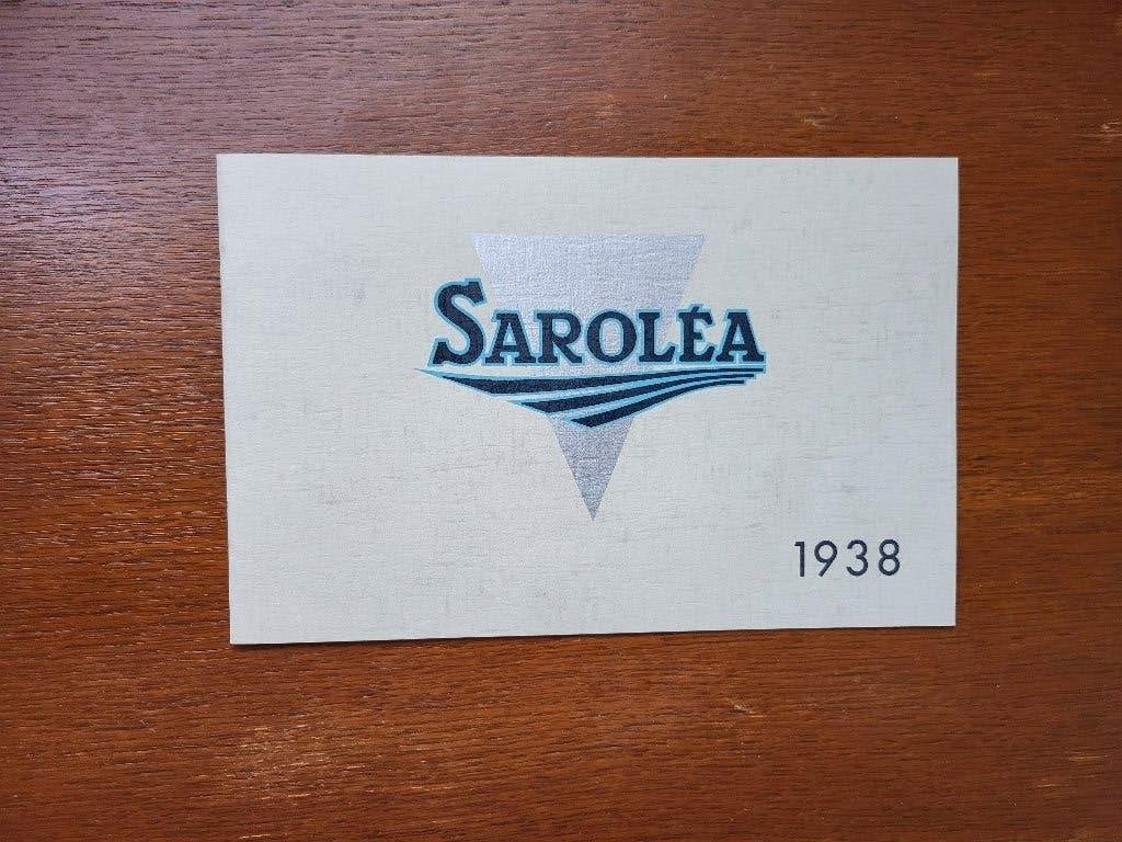Zeldzame facsimile catalogus Saroléa Motoren - 1938, Motoren, Ophalen of Verzenden