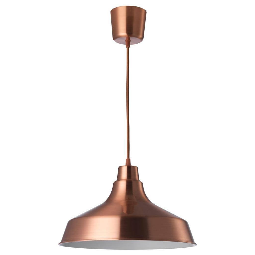 Lampe suspendue en cuivre IKEA, Maison & Meubles, Suspension, Design, Enlèvement, Utilisé