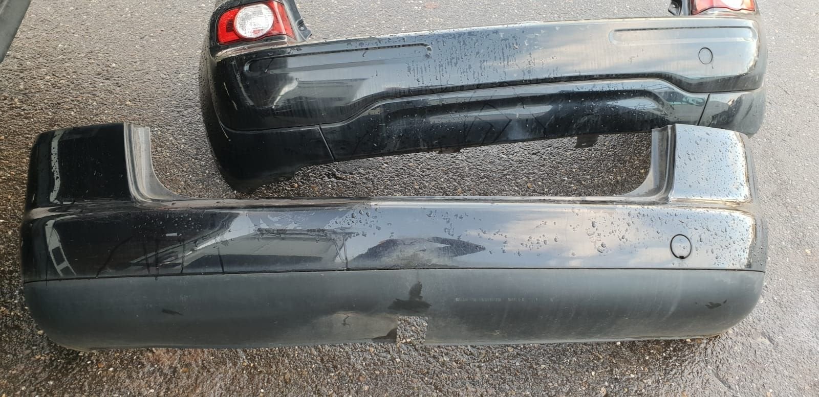 VW TOURAN ACHTERBUMPER BJ 2006 TOT 2010, Auto-onderdelen, Gebruikt, -, -, Ophalen of Verzenden