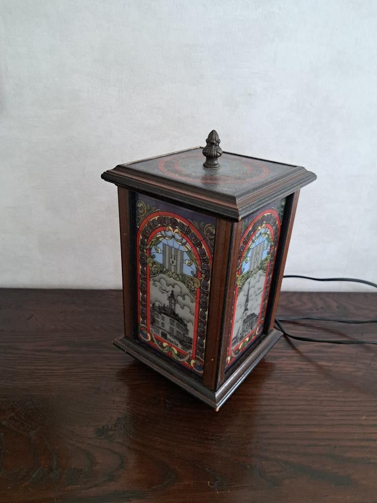 Sierlamp in brandglas Schelle, Ophalen