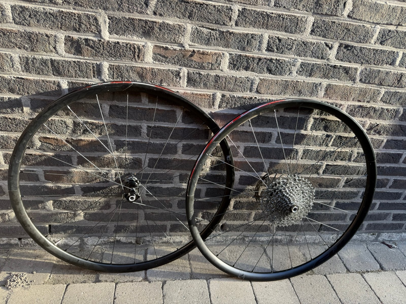 Wielset gravel/koers fulcrum, Fietsen en Brommers, Ophalen, Zo goed als nieuw, Aluminium