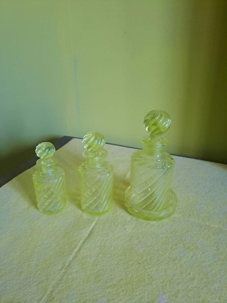 parfumfles, Ophalen
