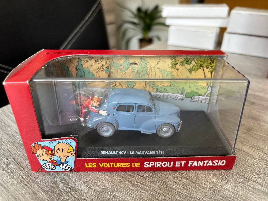 Spirou et Fantasio voiture miniature Renault 4CV, Enlèvement ou Envoi, Autres personnages, Neuf