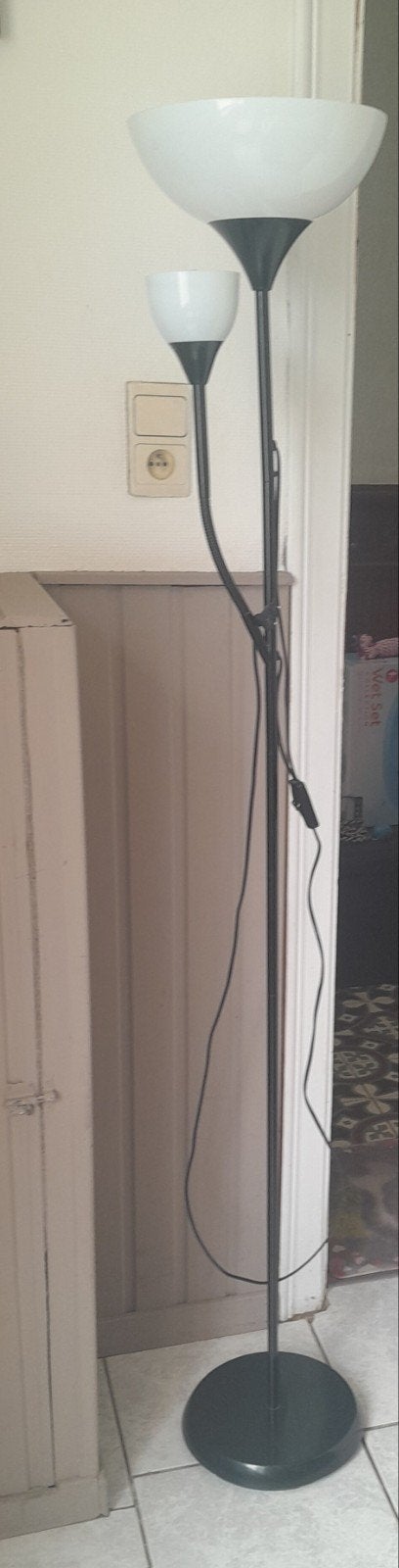 Staande vloerlamp 175 cm hoog, Maison & Meubles, Lampes | Lampadaires, Enlèvement, Comme neuf, 150 à 200 cm