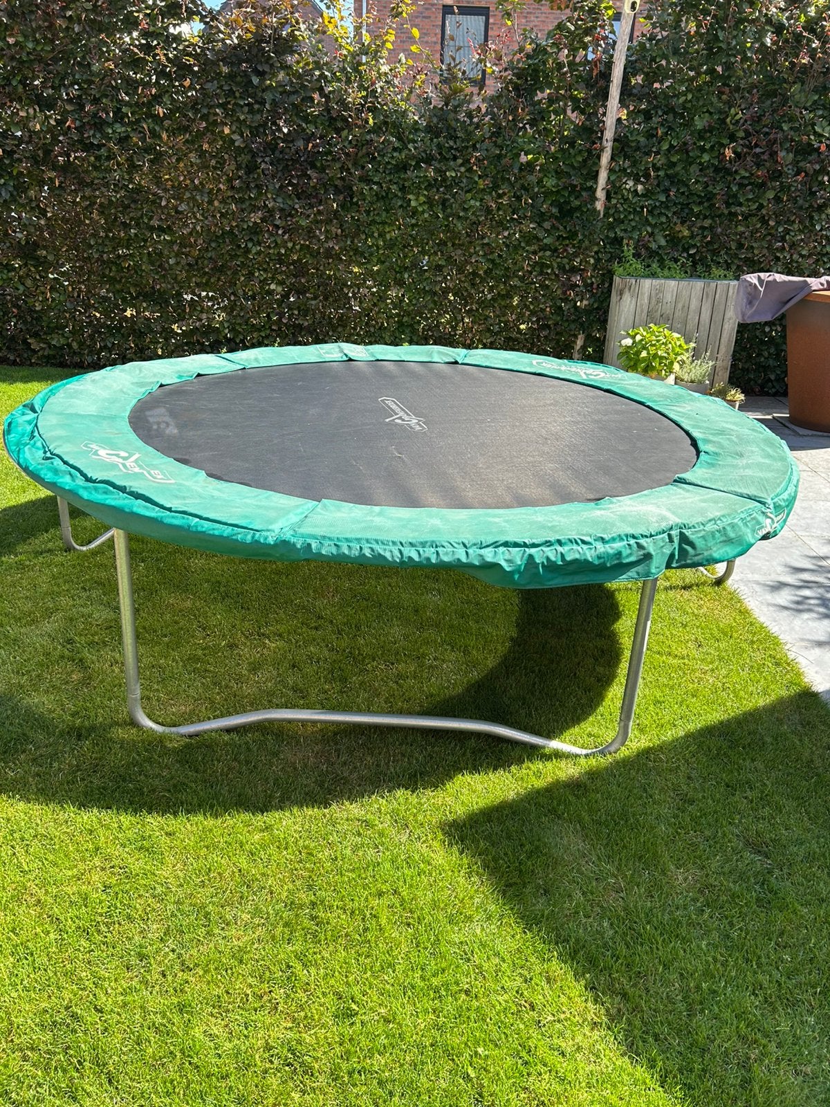 Trampoline met veiligheidsnet, Ophalen, Gebruikt