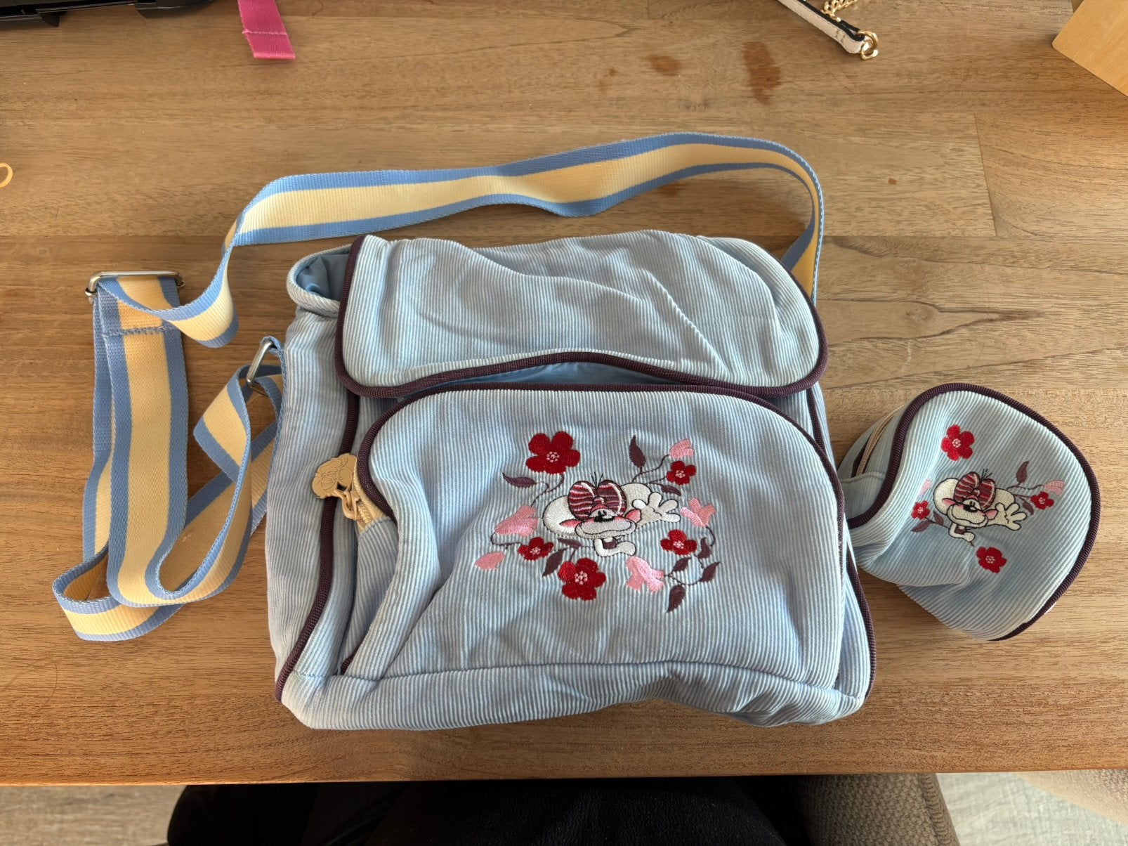 Tas + klein tasje diddlina, Verzamelen, Ophalen of Verzenden, Diddlina, Zo goed als nieuw, Tas, Koffer of Zak