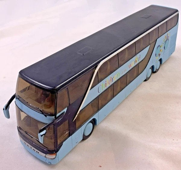 SIKU 3732 Setra bus Children of the World dubbeldekker !:55, Verzenden, Speciale editie, Zo goed als nieuw, Overige typen