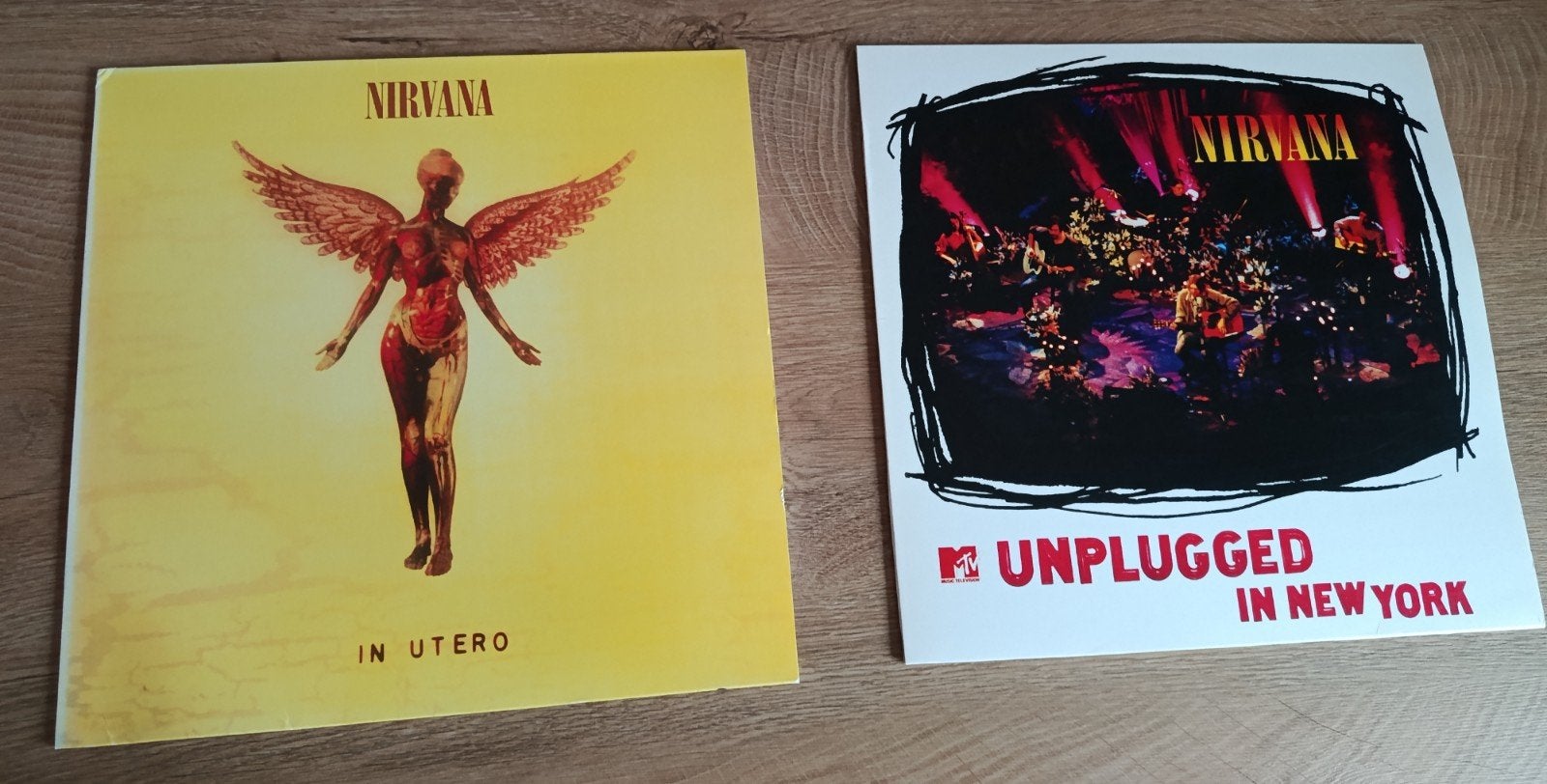 Lot 02 albums vinyles Nirvana, Ophalen, Gebruikt, Alternative Rock