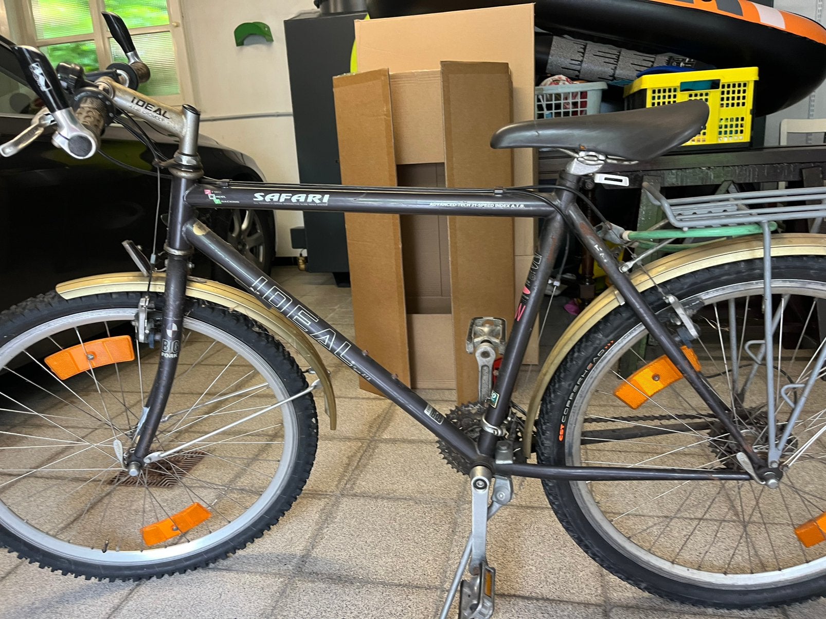 Fiets ideal safari mannen, Ophalen, Gebruikt