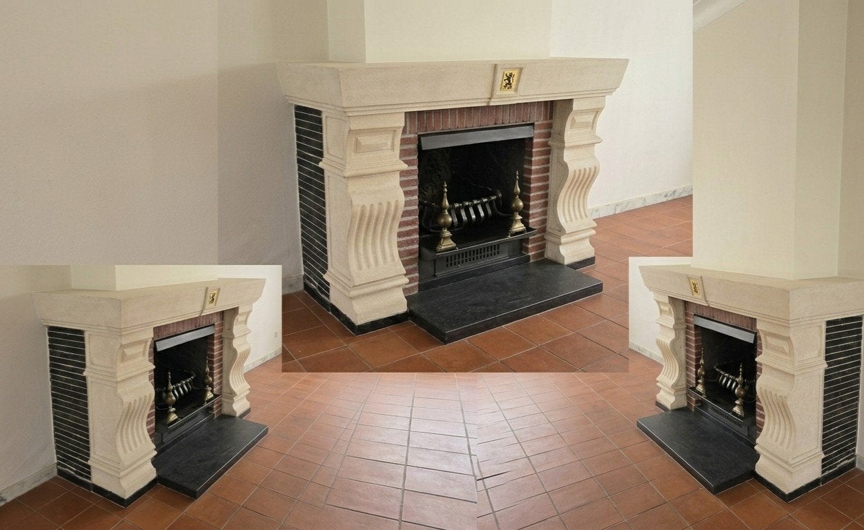 Haard te koop in witsteen, Enlèvement