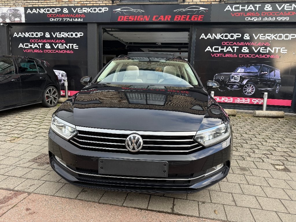Volkswagen Passat 1.6TDI xenonnavigatie met panoramadak, Stof, Euro 6, Zwart, Start-stop-systeem