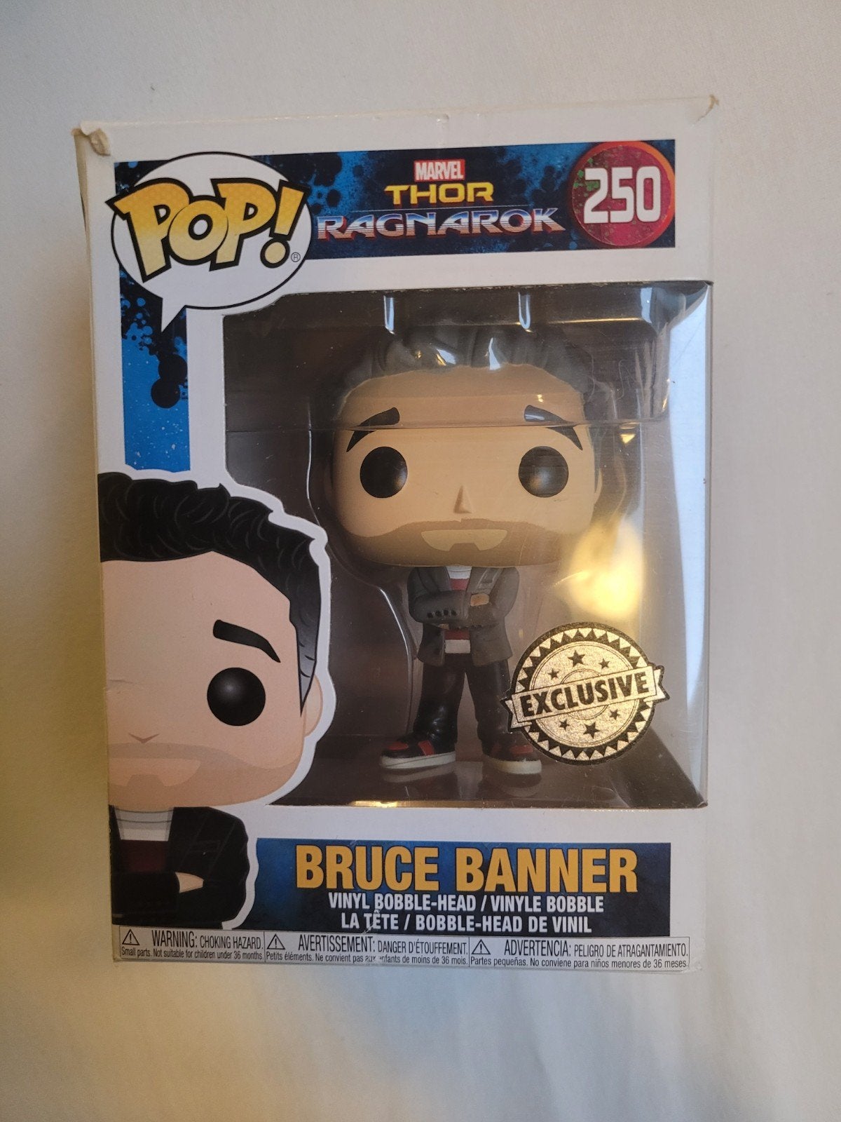 Funko Pop ! Marvel Thor Ragnarok - Bruce Banner 250 en exclu, Enlèvement ou Envoi, Comme neuf