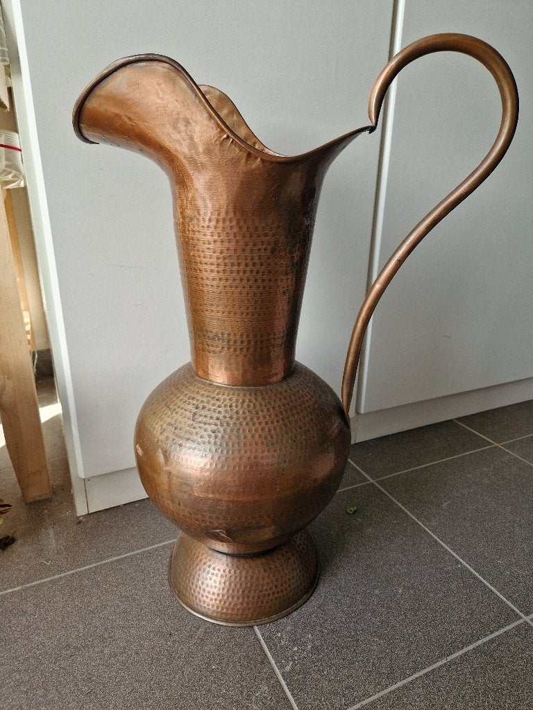 Koperen kan, Antiek en Kunst, Ophalen, Koper
