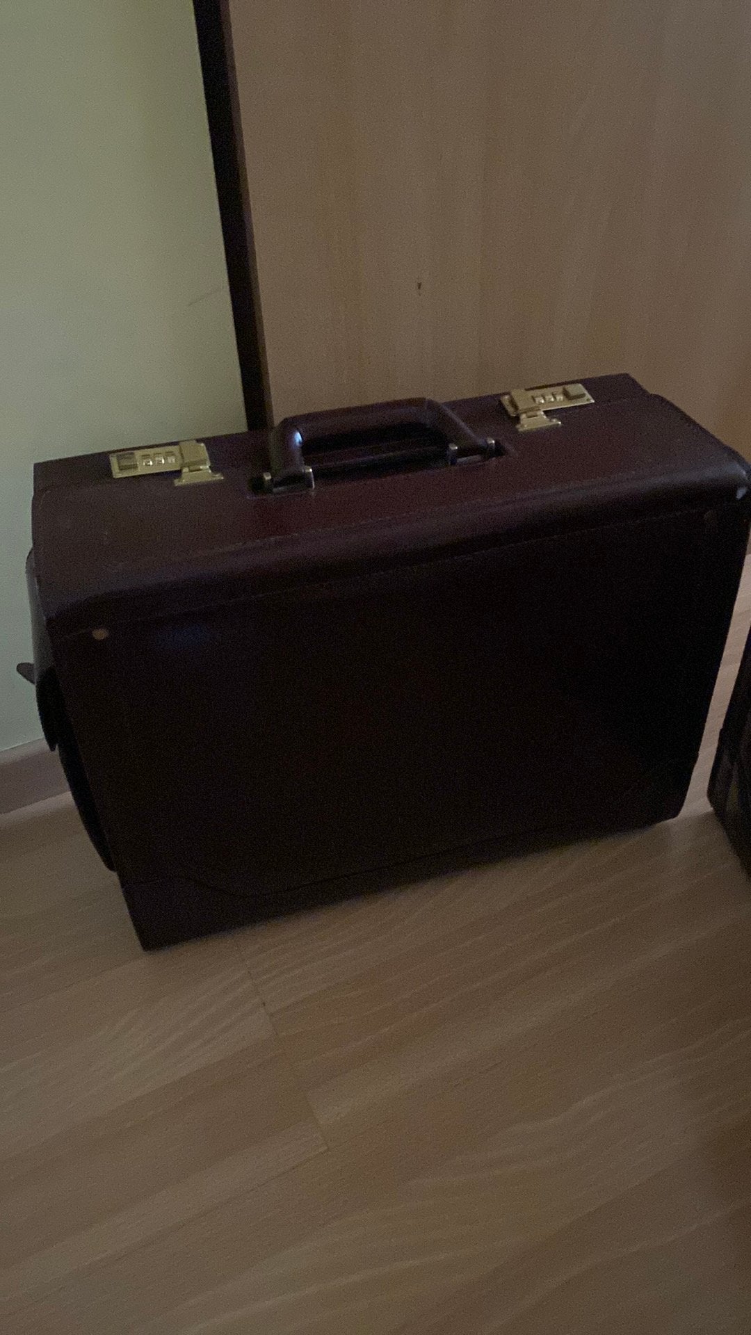 Pilootkoffer, Enlèvement, Utilisé, Cuir