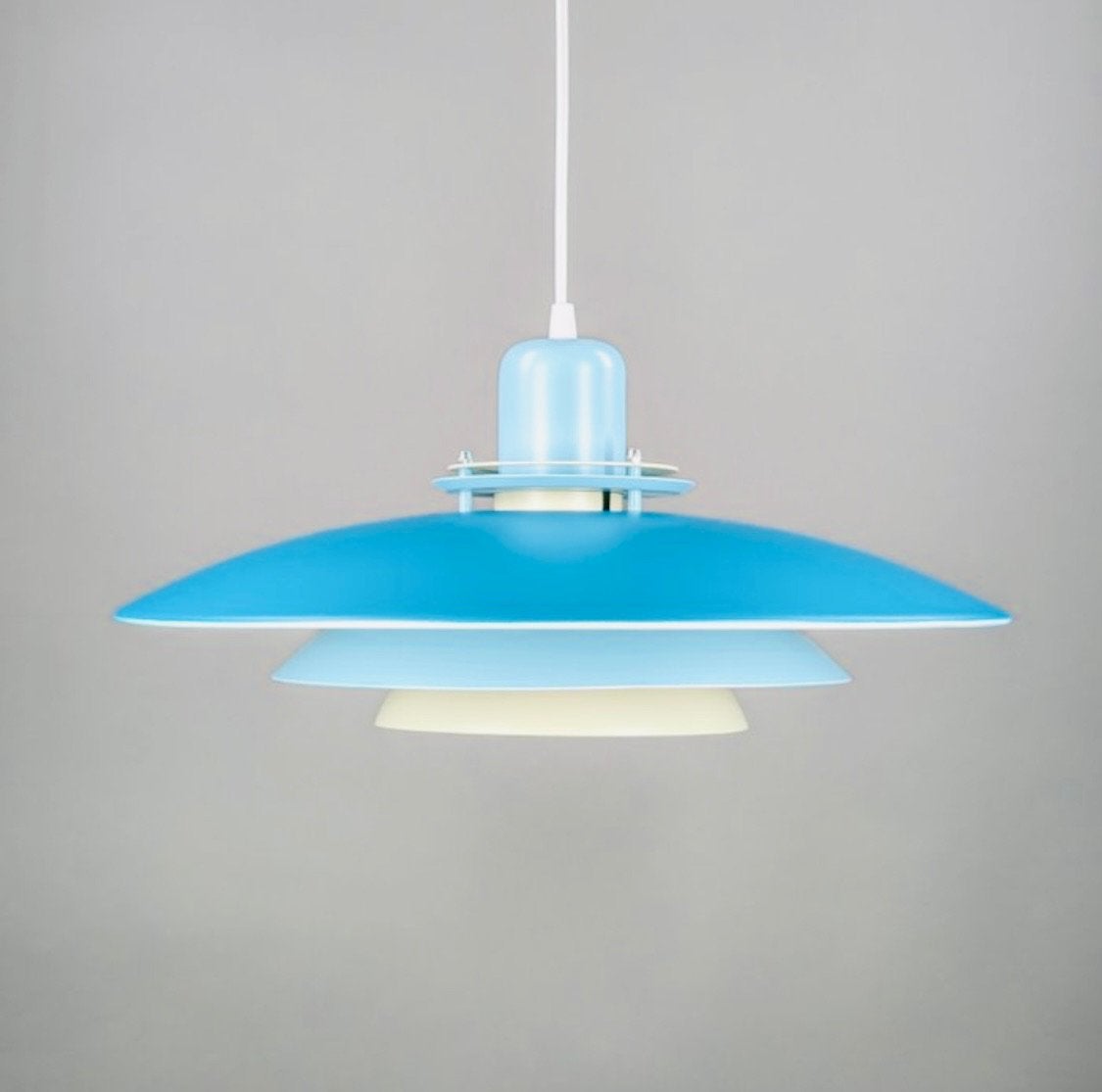 Vintage Deense hanglamp, Ophalen, Zo goed als nieuw