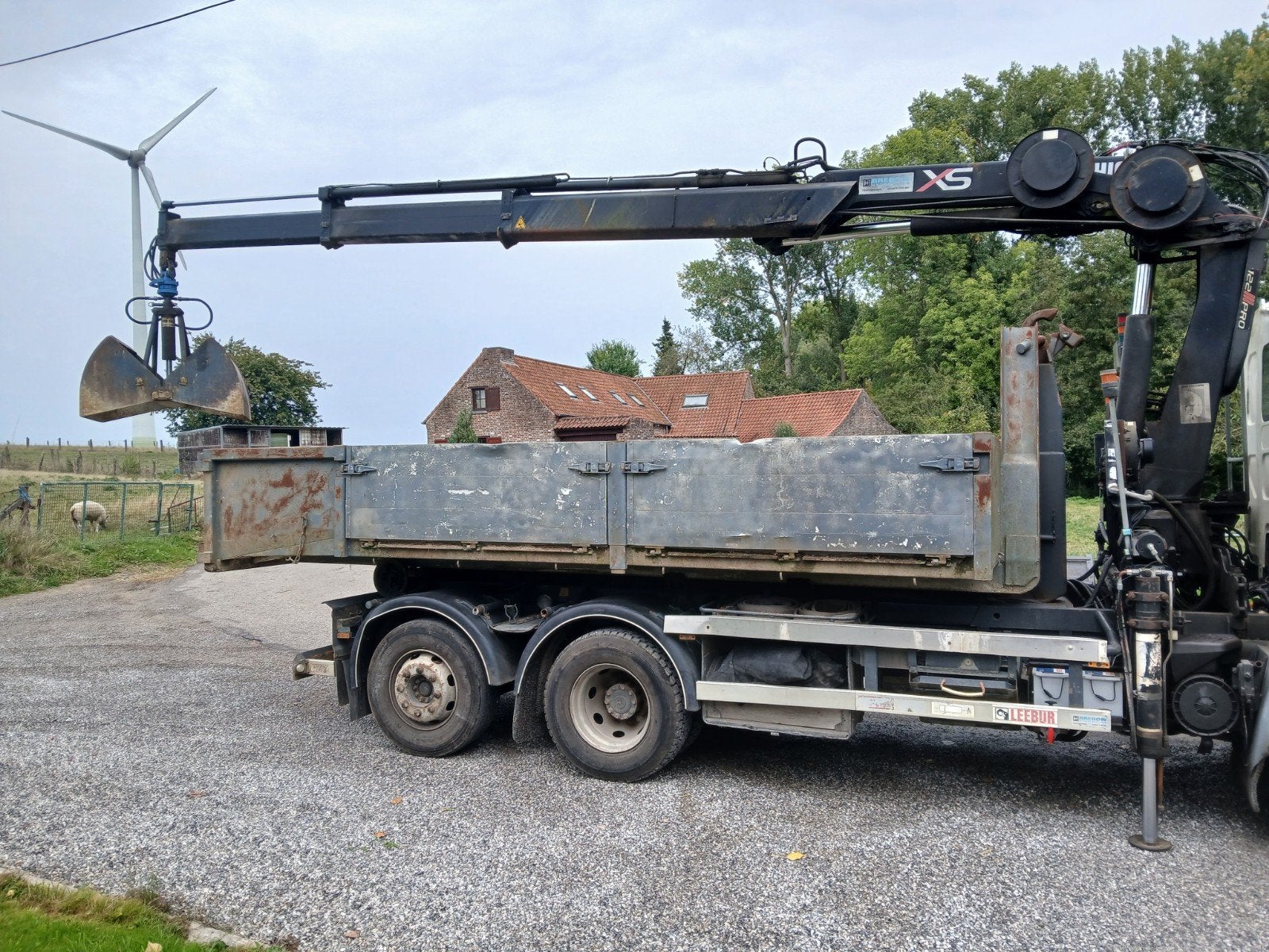 container grijper met draaikop pallethaak, Zakelijke goederen, Ophalen