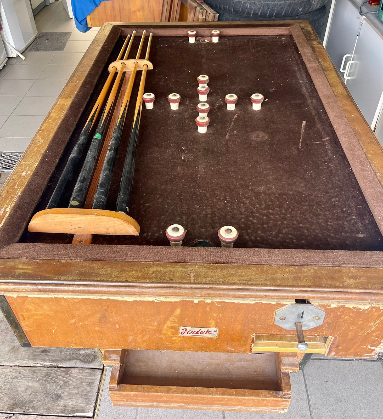 Billard à Bouchons JODEK, Enlèvement, Utilisé, Table de billard
